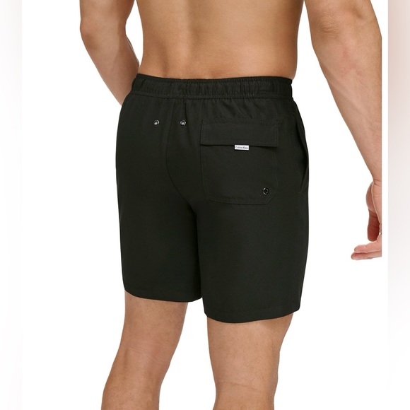 Calvin Klein Men's Core Logo-Print 7" Volley Swim Trunks, NWT - Picture 2 of 7